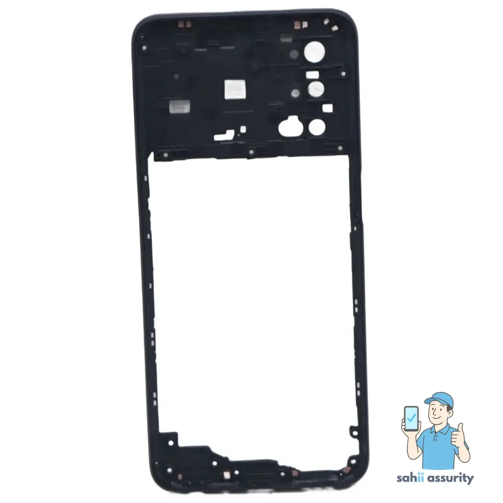 Middle Frame Ring Only for Oppo A55 Black thumbnail